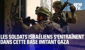 Israël-Hamas: les soldats israéliens s'entraînent dans cette base imitant Gaza