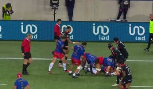 TOP 14 - Essai de Léo BARRE 2 (SFP) - Stade Français Paris - Stade Toulousain