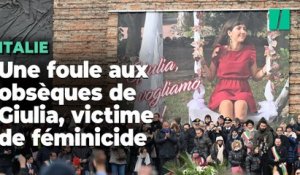 Féminicide de Giulia Cecchettin en Italie : les images impressionnantes de la foule aux obsèques de la victime