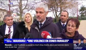 Mort de Thomas: "Nos communes rurales ne sont pas protégées" face à une "violence qui s'étend partout en France" estime Laurent Wauquiez