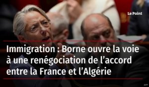 Immigration : Borne ouvre la voie à une renégociation de l’accord entre la France et l’Algérie