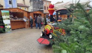 Lancement du marché de Noël à Montbrison