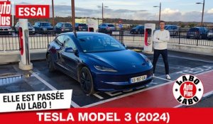 Tesla Model 3 restylée (2024) : on l'a passée au Labo !