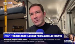 Paris-Aurillac: notre reporter à bord du train de nuit qui reprend du service