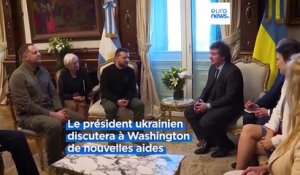 Volodymyr Zelensky en tournée américaine pour discuter "des besoins urgents de l'Ukraine"