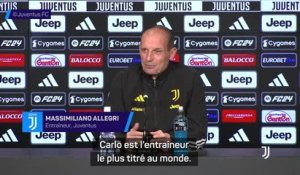 Juventus - Allegri honoré d’être complimenté par Ancelotti