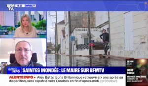 Crues en Charente-Maritime: "On espère créer des lacs de retenue en amont" explique Bruno Drapon, maire de Saintes