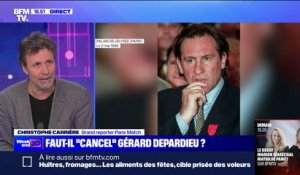 Christophe Carrière, au sujet de Gérard Depardieu: "Il m'attrape les parties intimes dans un ascenseur en rigolant, sur trois étages"
