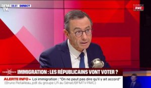 Bruno Retailleau: "Il y aura une énorme majorité de nos députés LR à l'Assemblée nationale qui voterait ce texte, si c'est la version du Sénat qui est acceptée"