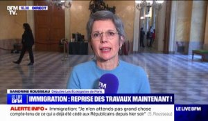 Loi immigration: Sandrine Rousseau dénonce "la compromission" des parlementaires Renaissance