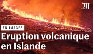 Islande : les images impressionnantes de la nouvelle éruption volcanique