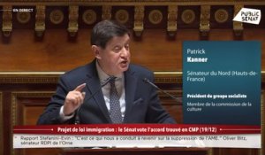 Immigration : "Macron amène les idées d’extrême droite au pouvoir" attaque Patrick Kanner (PS)