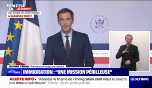 Loi immigration: Olivier Véran affirme que "ce texte de loi n'est pas du Rassemblement national"