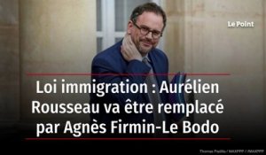 Loi immigration : Aurélien Rousseau va être remplacé par Agnès Firmin-Le Bodo