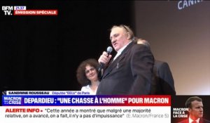 "Emmanuel Macron n'est pas notre allié": Sandrine Rousseau réagit aux propos d'Emmanuel Macron qui a affirmé "détester" les "chasses à l'homme" concernant un possible retrait de la Légion d'honneur de Gérard Depardieu