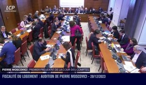 Audition à l'Assemblée nationale - Fiscalité du logement : audition de Pierre Moscovici - 20/12/2023
