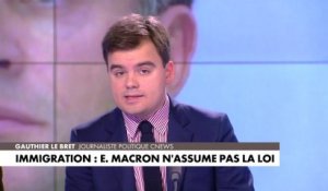 L'édito de Gauthier Le Bret : «Immigration : Emmanuel Macron n'assume pas la loi»