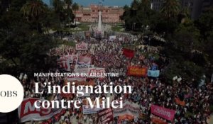 En Argentine, la première manifestation contre Javier Milei et la dérégulation de l'économie