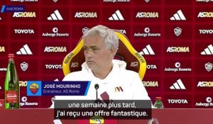 AS Rome - Mourinho : "Malgré toutes les difficultés, j'ai envie de rester ici"