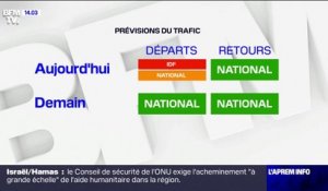 900 kilomètres de bouchons cumulés à 12h en ce samedi 23 décembre