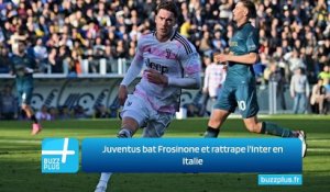 Juventus bat Frosinone et rattrape l'Inter en Italie