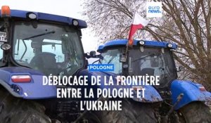 Déblocage de la frontière entre la Pologne et l'Ukraine
