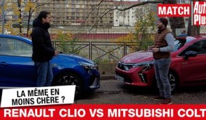 RENAULT CLIO VS MITSUBISHI COLT : la MÊME en moins chère ? - Match