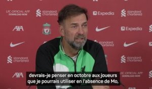 Liverpool - Klopp : "Nous savons que la CAN apparaît de temps en temps et que Mo doit partir"