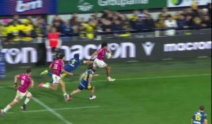 TOP 14 - Essai de Pete SAMU (UBB) - ASM Clermont - Union Bordeaux Bègles