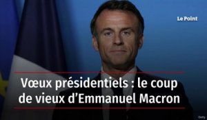 Vœux présidentiels : le coup de vieux d’Emmanuel Macron