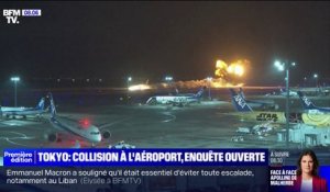 Une enquête ouverte après la collision de deux avions à l'aéroport de Tokyo-Haneda