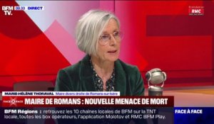Marie-Hélène Thoraval, maire de Romans-sur-Isère: "Il s'agit de la quatrième [menace de mort], j'ai porté plainte"