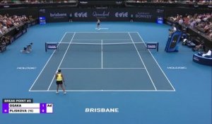 Brisbane - Osaka freinée par Pliskova au deuxième tour