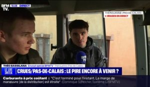 Pas-de-Calais: la solidarité s'organise à Thérouanne pour évacuer les personnes piégées par les inondations