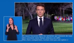 Allocution d’Emmanuel Macron : «2024 sera aussi une année de choix décisifs»