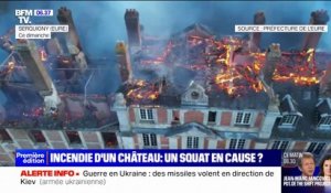 Après l'incendie du château de Serquigny, le préfet de l'Eure dément la présence de squatteurs