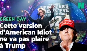 Green Day change les paroles de « American Idiot » pour critiquer Donald Trump en plein show du Nouvel An