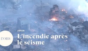 Après le séisme au Japon, la ville de Wajima ravagée par les incendies