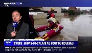 Inondations dans le Pas-de-Calais: "Il va être temps d'avoir des moyens qui restent sur le territoire pour nous aider à maintenir des niveaux d'eau bas", souligne le maire d'Arques