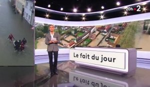 Inondations : Les images du Pas de Calais vue du ciel et sous l'eau en alerte rouge