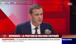 Olivier Véran, sur l'affaire Depardieu: "Les propos tenus par Gérard Depardieu dans ce reportage me choquent"
