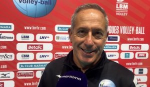 Interview maritima: Christophe Charroux après la victoire de Martigues Volley contre Ajaccio