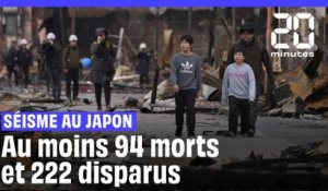 Séisme au Japon : Le bilan s’alourdit à au moins 94 morts et 222 disparus