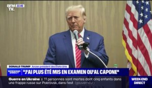 Donald Trump: "J'ai été mis en examen plus de fois qu'Al Capone"