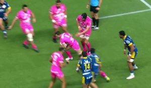 TOP 14 - Essai de Lester ETIEN (SFP) - Stade Français Paris - ASM Clermont