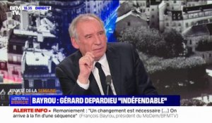 François Bayrou: "Non", Gérard Depardieu ne rend pas fière la France