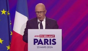 Éric Ciotti: "Face à ceux qui ne croient pas en l'Europe, qui ne croient plus en la France, nous, nous croyons en l'Europe, car nous croyons en la France"