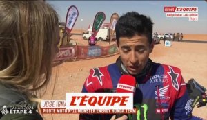 Jose Cornejo, vainqueur de la 4e étape : «J'ai fait quelques erreurs de navigation» - Dakar - Motos