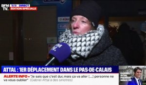 Gabriel Attal dans le Pas-de-Calais: "On s'est senti compris", relate une sinistrée