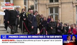 Remaniement: Olivier Dussopt quitte le ministère du Travail, après la passation avec Catherine Vautrin